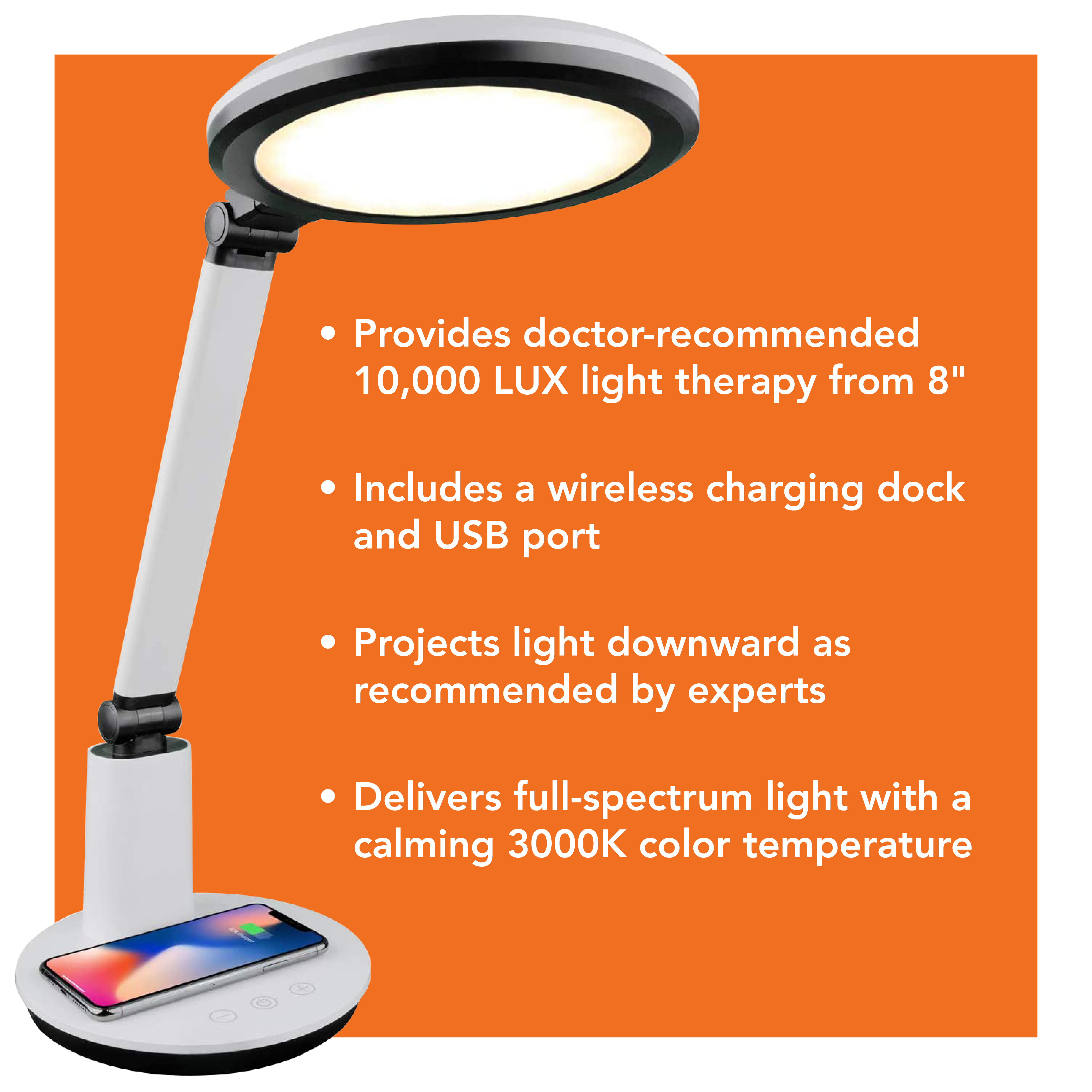 TheraLite Halo Light Therapy Lamp